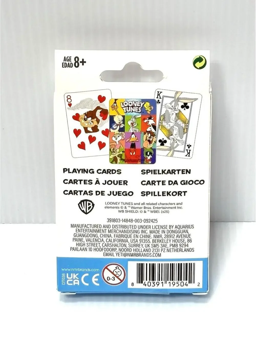 Looney Tunes Playing Cards AQUARIUS Deck Bugs Bunny Daffy Duck Cartoon Family